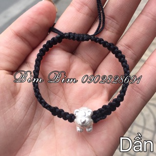 Vòng 12 con giáp bạc nguyên chất
