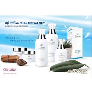 Bộ Chăm Sóc Da Mụn Celluna ( cho da mụn và da nhạy cảm )