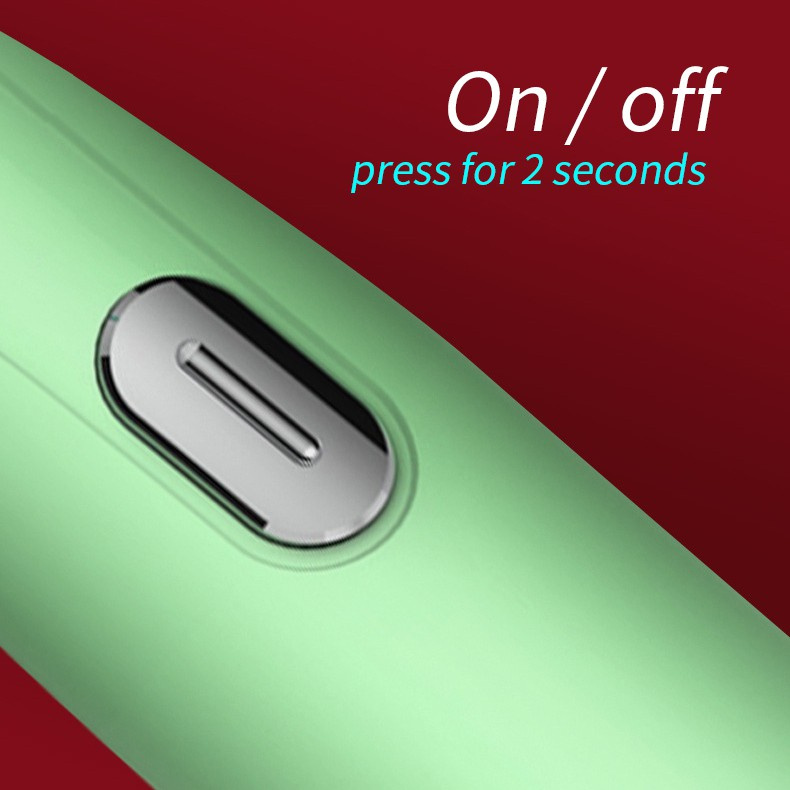 Bàn chải đánh răng điện siêu âm Pffee chống nước IPX7 5 chế độ hỗ trợ sạc không dây