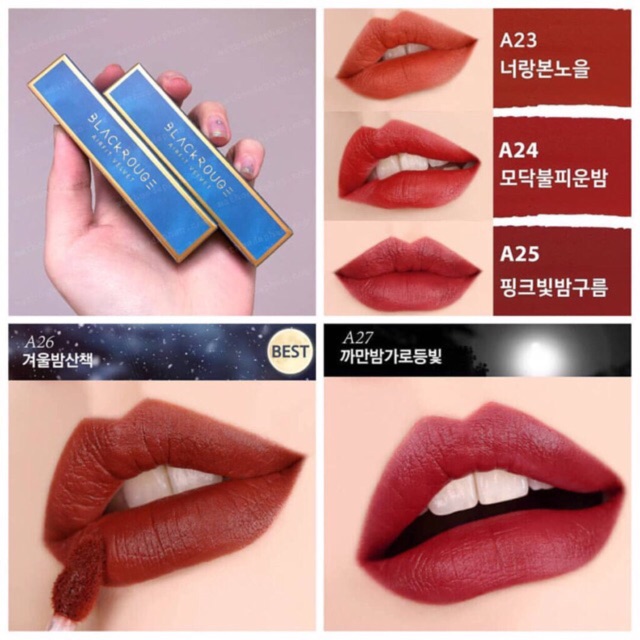 Son Kem Lì Black Rouge Air Fit Velvet Tint | BigBuy360 - bigbuy360.vn