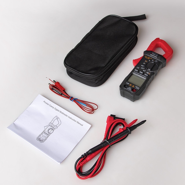 ANENG ST209 Digital Multimeter Clamp Meter 6000 Counts True RMS Amp DC/AC Current Clamp Tester