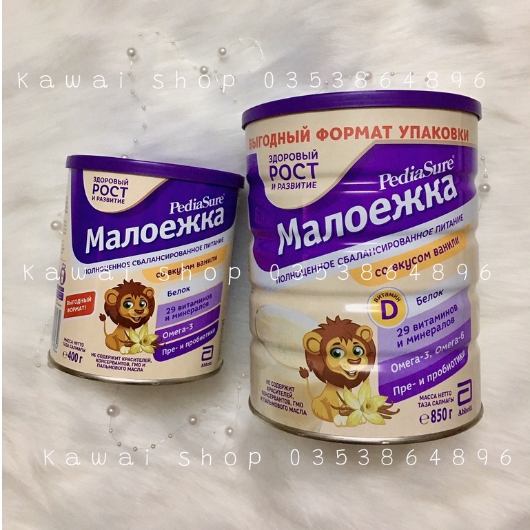 SỮA BỘT PEDIASURE Nga 800GR