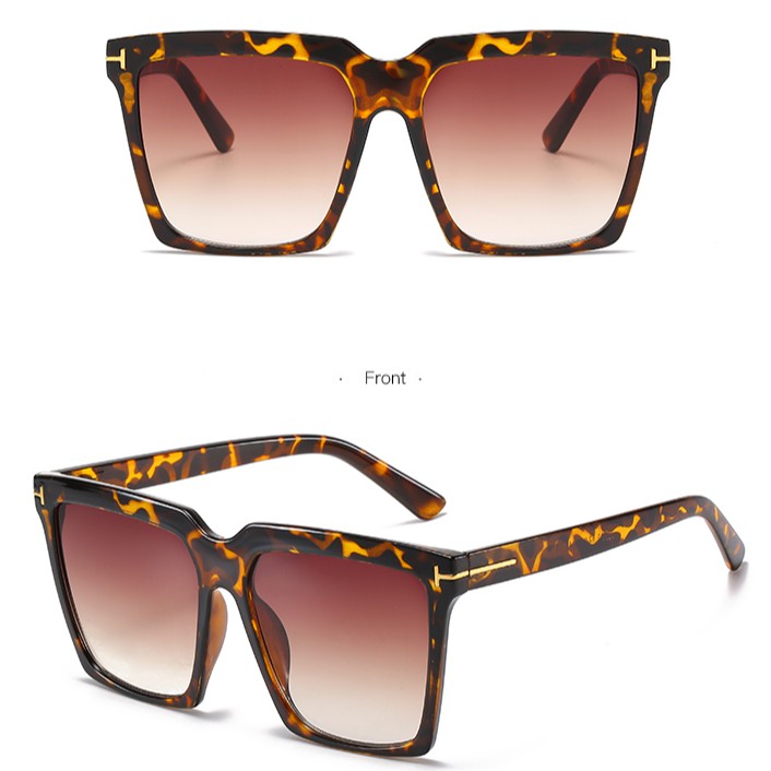 Kính Mát Gọng Vuông Phong Cách Vintage Cho Nam Và Nữ