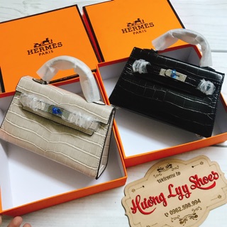 Túi hm da rắn size 19cm fullbox