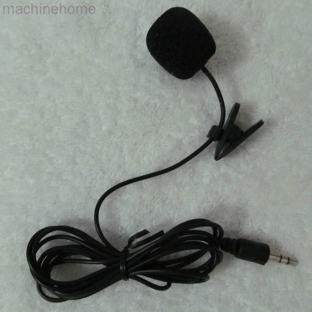 Mobile Phone Audio Recording Clip-on Type Mini Microphone Interview 3.5mm Collar Lapel Mic, 1pc machinehome