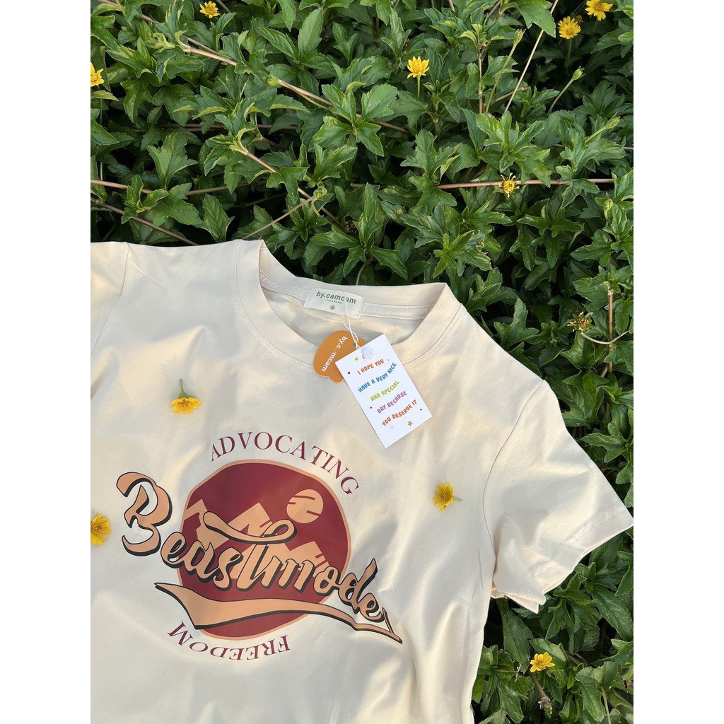 Áo Thun Croptop cotton 100% In Hình Siêu Đẹp Dưới 50 kg