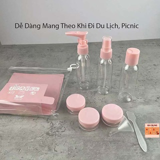 Bộ chiết mỹ phẩm mini tiện dụng [BỘ CHIẾT MỸ PHẨM]