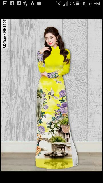 🍒SALE 3 MẪU ÁO DÀI 7D LUA MỸ 157 K,1 ÁO MAY SẴN