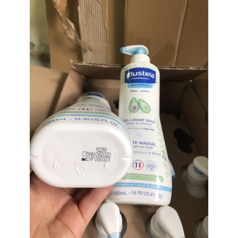 👉💞 MẪU MỚI NHẤT ❗👉💞 Sữa tắm gội Mustela 500ml 🛀 An toàn, dịu nhẹ dùng được cho bé từ sơ sinh🛀