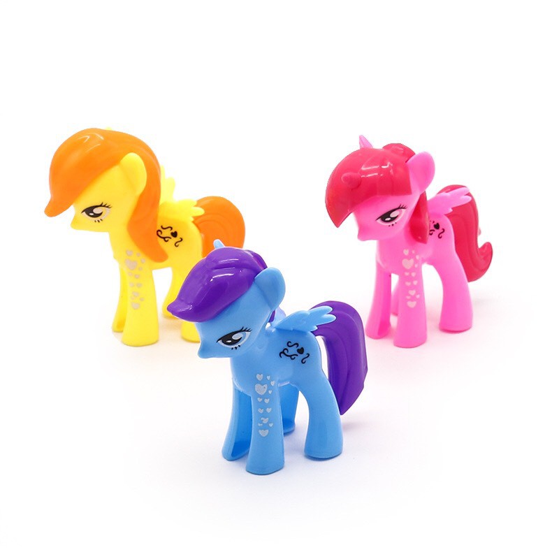 Trang Trí Bánh Sinh Nhật Bánh Kem - SÉT 3 EM NGỰA PO NY