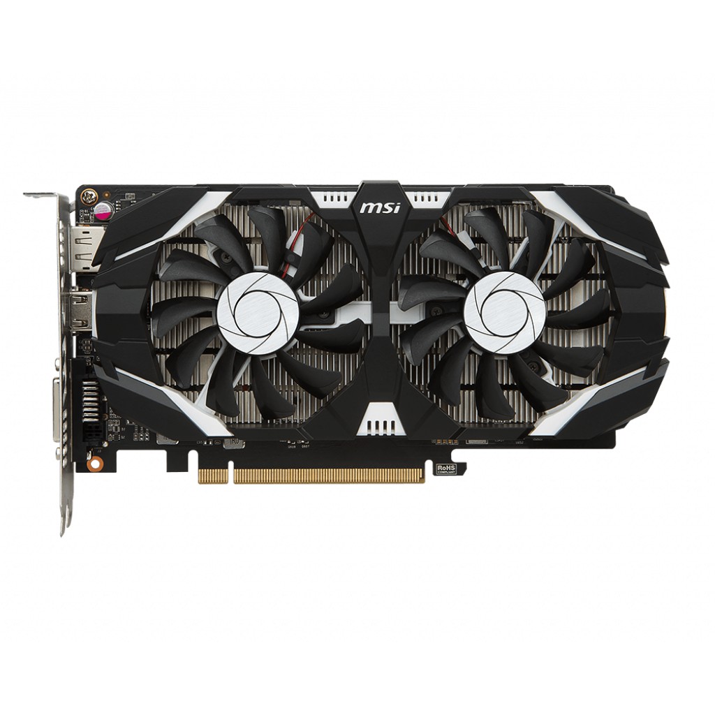 VGA Card màn hình MSI 2GB GTX1050 2GT OCV1- Hàng chính hãng