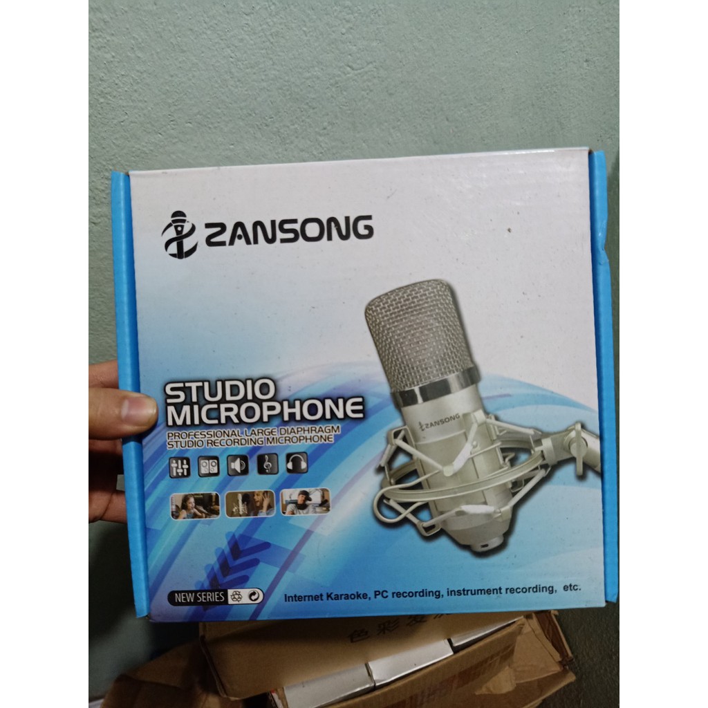 [BM-900] Full Box Micro thu âm BM 900 ZanSong - MICRO Hát LIVE STREAM dành cho sound card dùng để thu âm