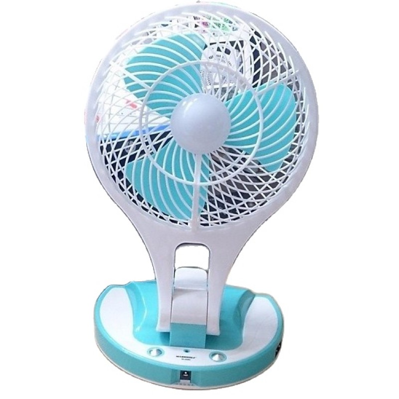 QUẠT SẠC ĐIỆN MINI FAN CÓ LED PHÁT SÁNG CỰC MÁT GẤP GỌN ĐƯỢC - Quạt sạc điện dự phòng đa năng 2 trong 1 - Quạt và Đèn Le