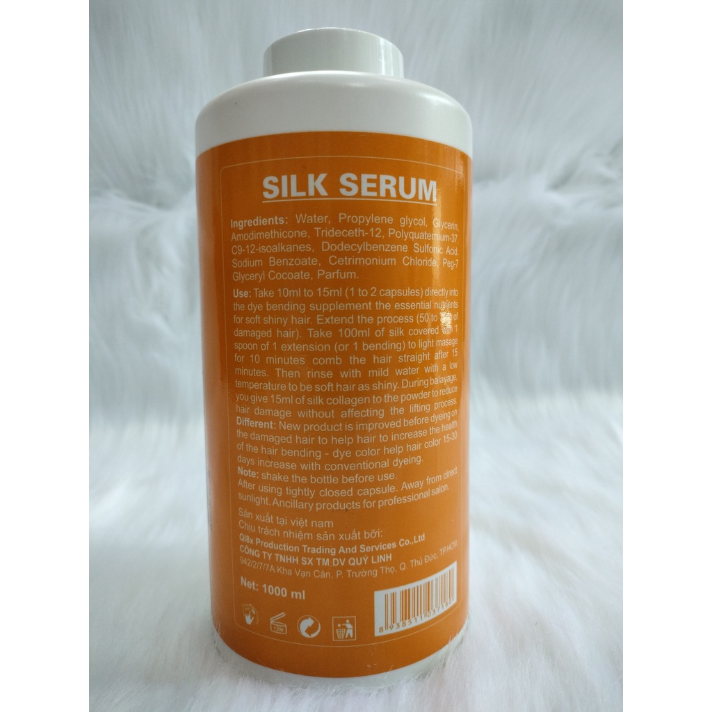 Phục hồi phủ lụa Collagen Nano Silk Serum (1000ml)