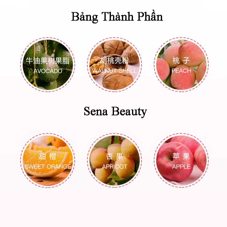 Tẩy Tế Bào Chết 🧡 FREESHIP🧡 Tẩy Da Chết Đào Feotznw Peach Clear Body Scrub 200ML