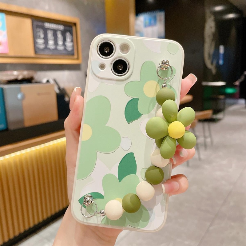 Đối với oppo reno 10 8z 6z 7z 8t a31 a93 f11 f9 pro a5s a12 a74 a95 a54 a15 s a78 bìa hoa mềm với vòng tay