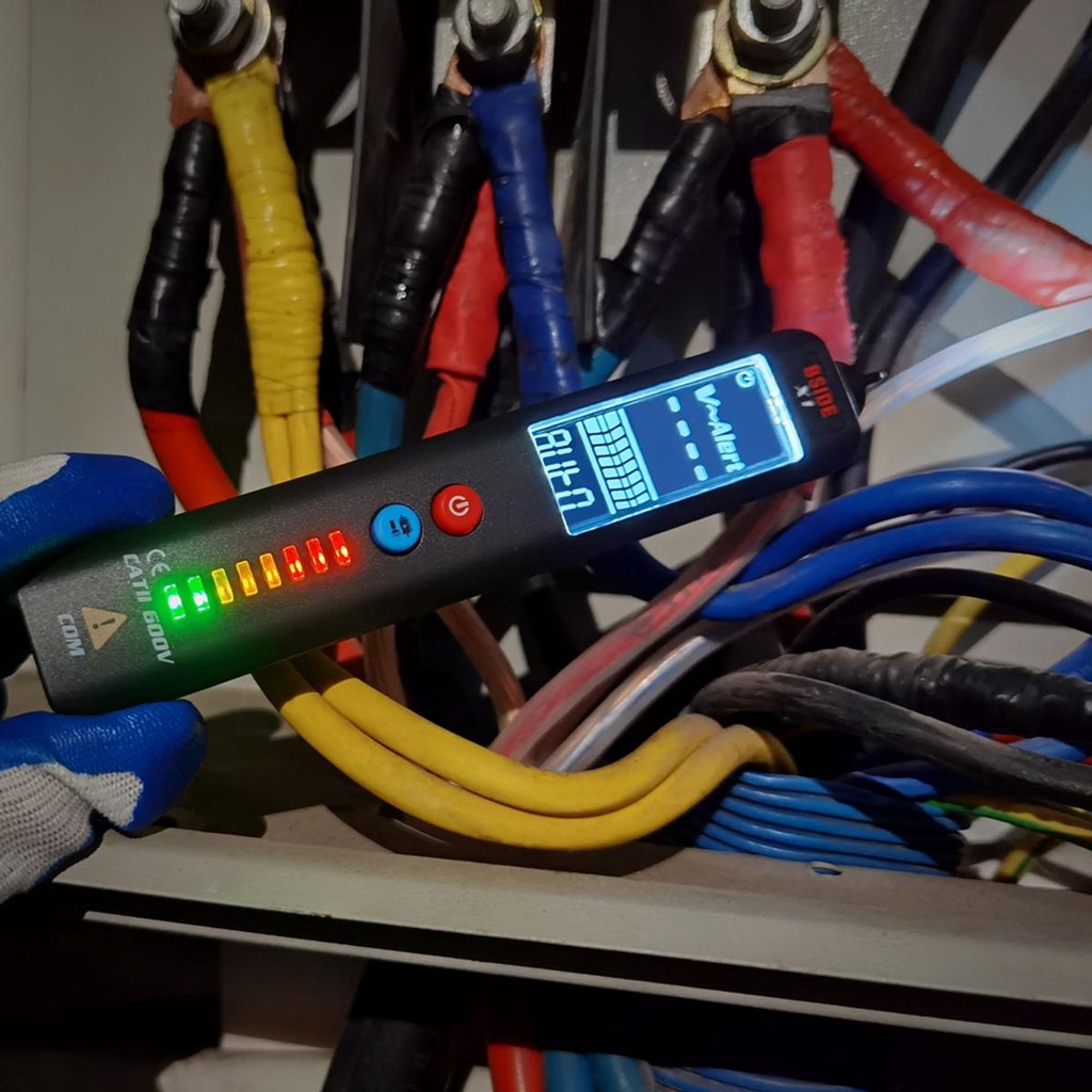 Bút Thử Điện Áp AC / DC NCV Hz Có Màn Hình LCD Hiển Thị
