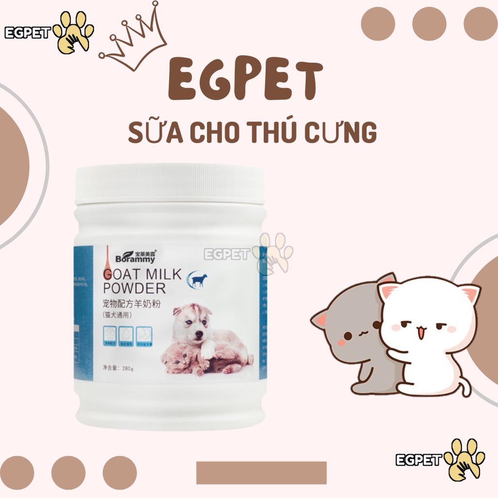SỮA BỘT CAO CẤP DÙNG CHO CHÓ MÈO BORRAMY 258G