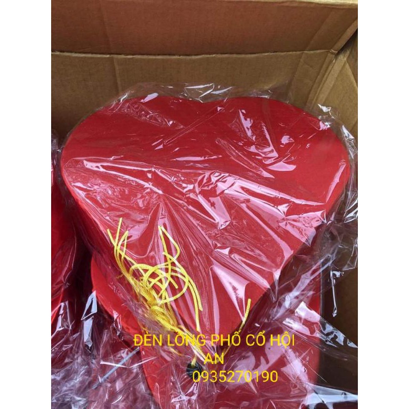 Đèn lồng  Hội An hình trái tim