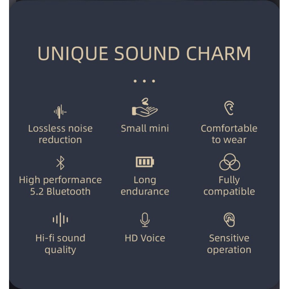 Hàng có sẵn Tai nghe thể thao không dây F8 Bluetooth 5.2