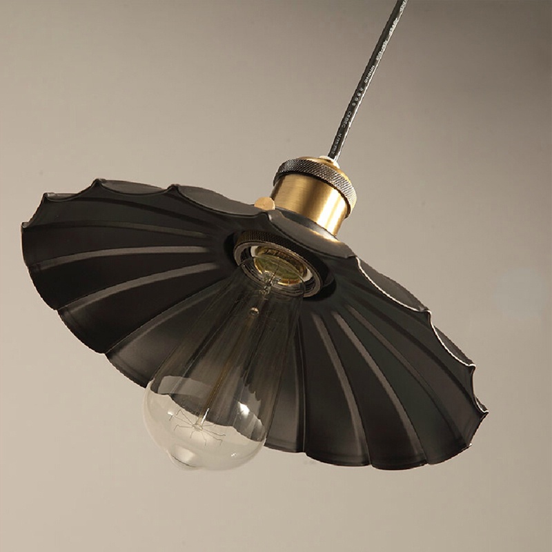 Đèn thả đui đồng hình cánh hoa, SuperVilighting, mã THADUIDONGCANHHOA, Đui E27, D250, Trang trí quán, Bảo hành 24 tháng