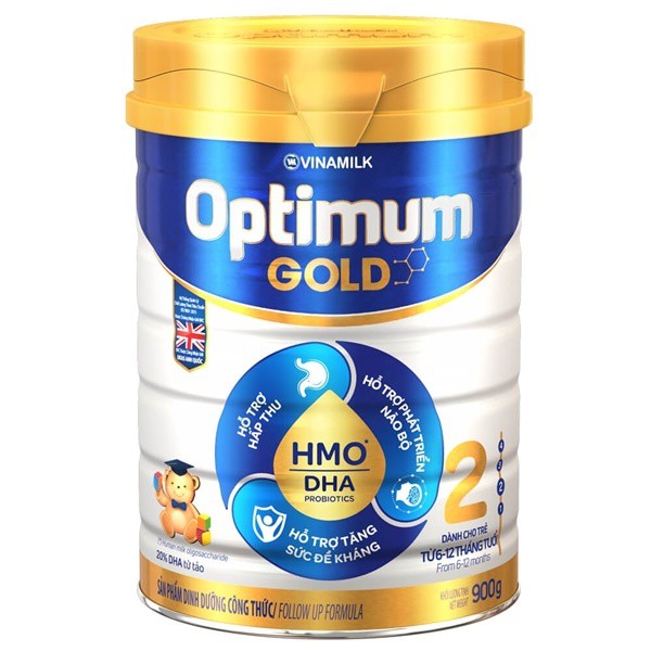 [Mã 267FMCGSALE giảm 8% đơn 500K] sữa bột Optimum gold 2 900g