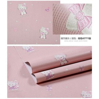 Decal giấy dán tường hello kitty