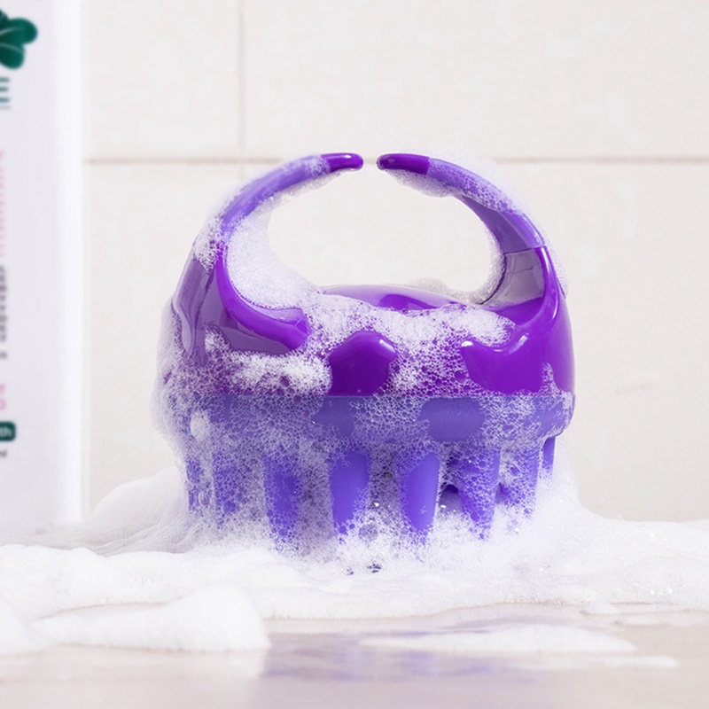 Bàn Chải Silicone Massage Da Đầu Khi Gội Đầu