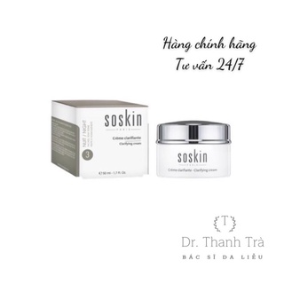 Kem dưỡng trắng da Soskin Clarifying cream