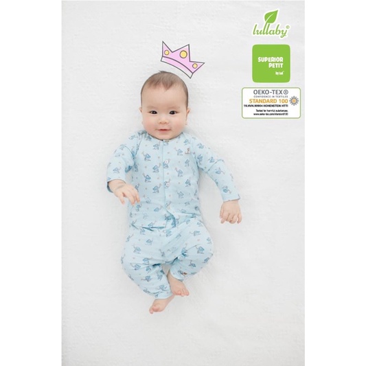 Lullaby Bộ sơ sinh peptit mềm mại bé trai gái