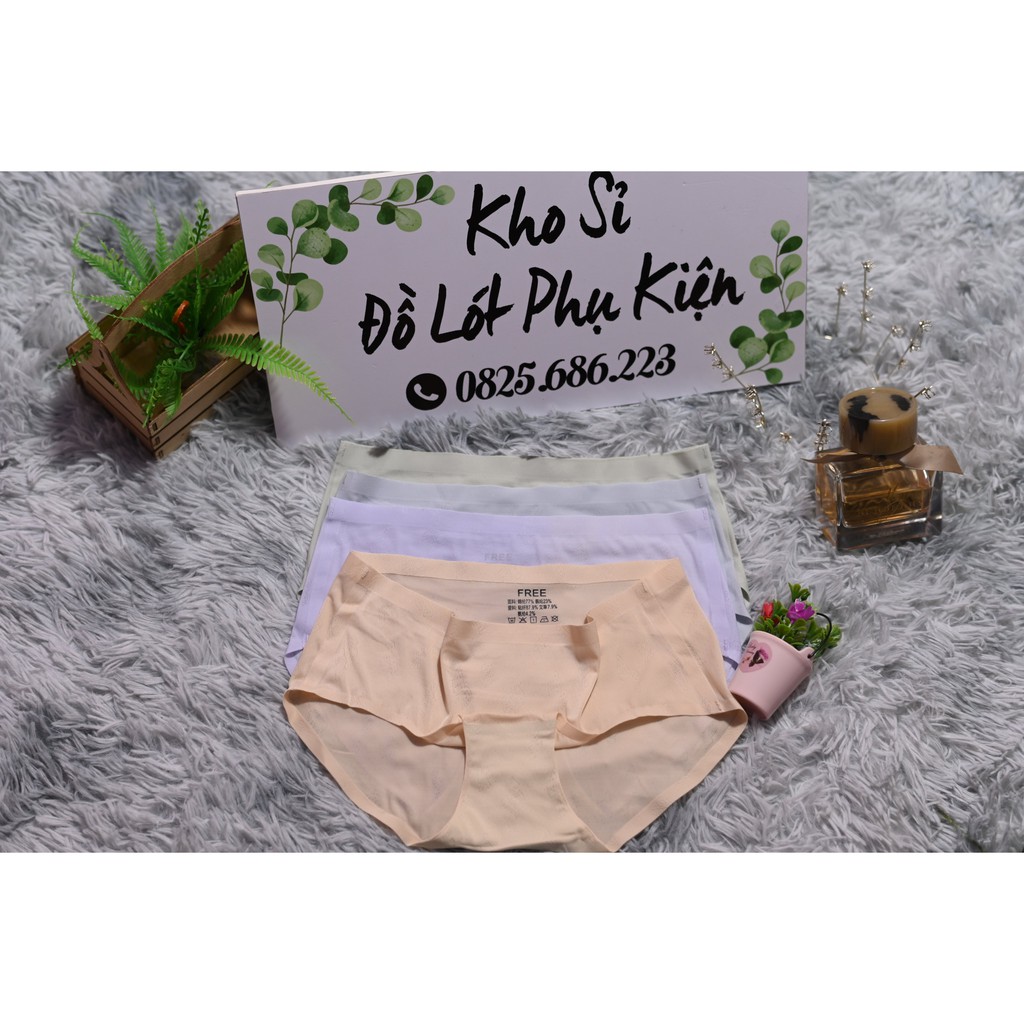Quần Lót Nữ Su Thông Hơi Kháng Khuẩn Cao Cấp Thiết Kế Không Đường May