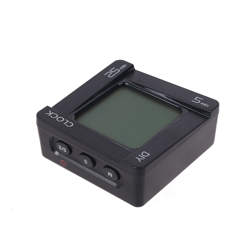 Đồng Hồ Báo Thức Hình Vuông Đa Năng Có Đèn Nền Tiện Dụng DIY