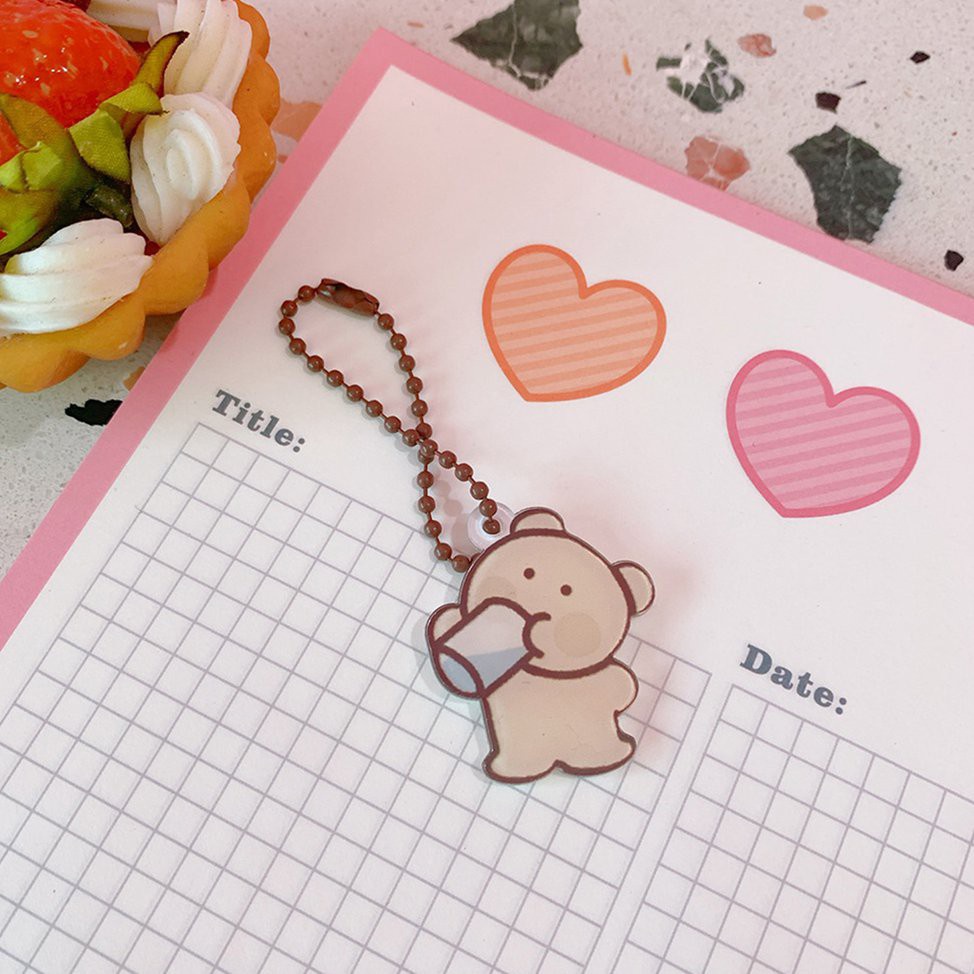 Dễ Thương Móc Khóa Hình Bé Gái Nhiều Màu Sắc Đáng Yêu