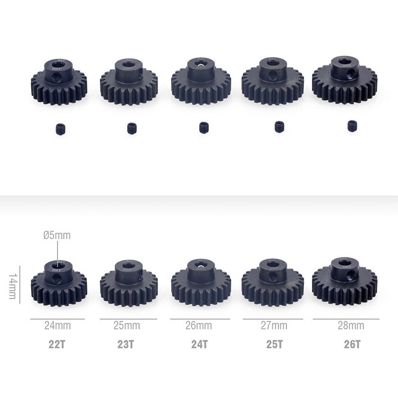 Trục Kim Loại Cứng 5mm Chất Lượng Cao 11 / 12 / 15 / 16 / 17 / 18 / 21 / 22 / 24 / 27 / 30t m1