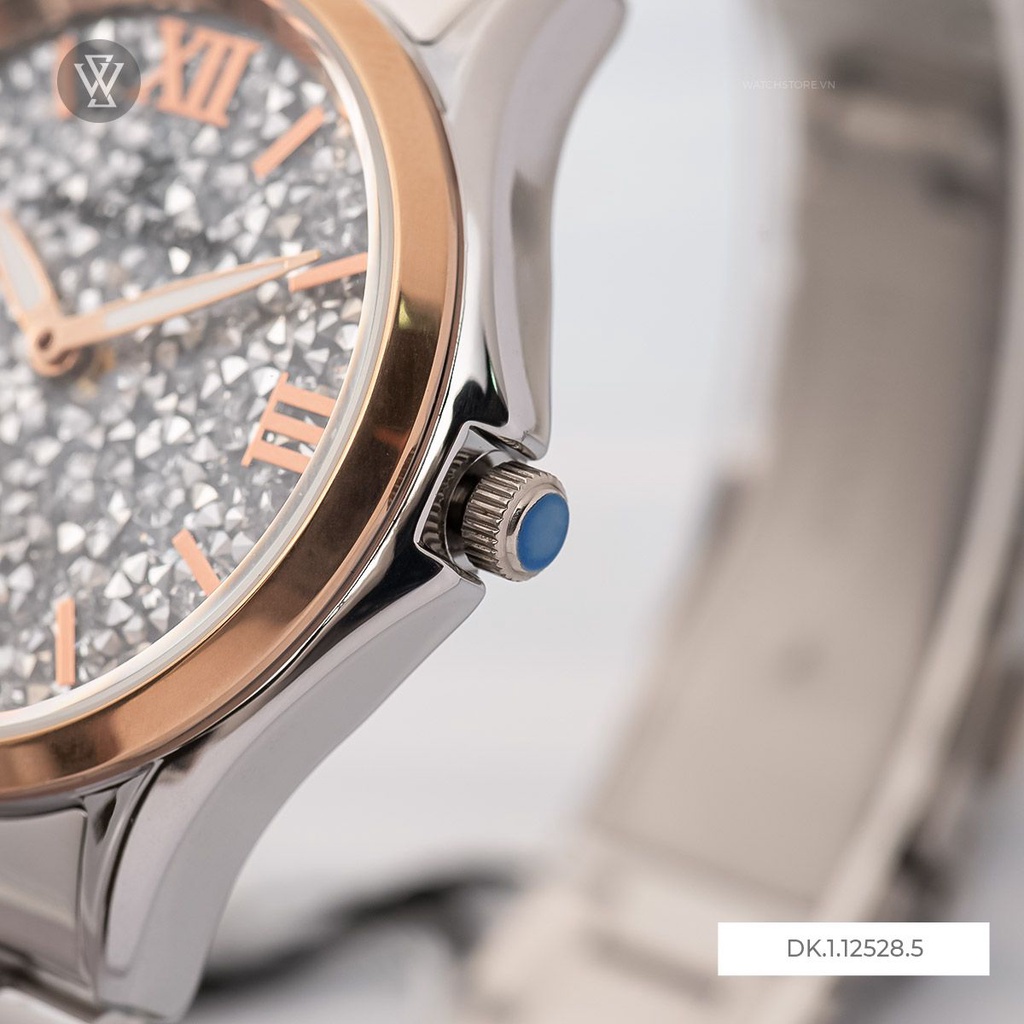 Đồng Hồ Quartz Nữ Daniel Klein Premium Ladies WATCHSTORE DK.1.12528.5 Mặt Kính Khoáng 36mm, Dây Kim Loại, Vỏ Thép