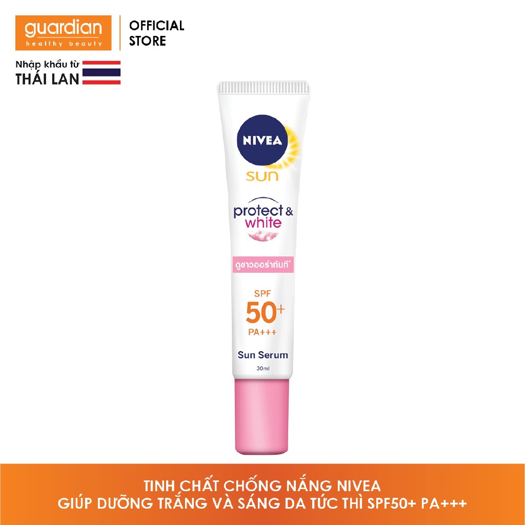 Tinh chất chống nắng Nivea dưỡng trắng và sáng da tức thì Spf50+ pa+++ (30ml)