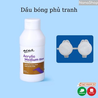 Dầu bóng phủ tranh sơn dầu số hóa tranh tô màu theo số 10ml