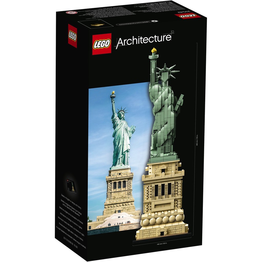 Lego Kiến trúc 21042 - Tượng Nữ thần Tự Do (Statue of Liberty) - Chính hãng