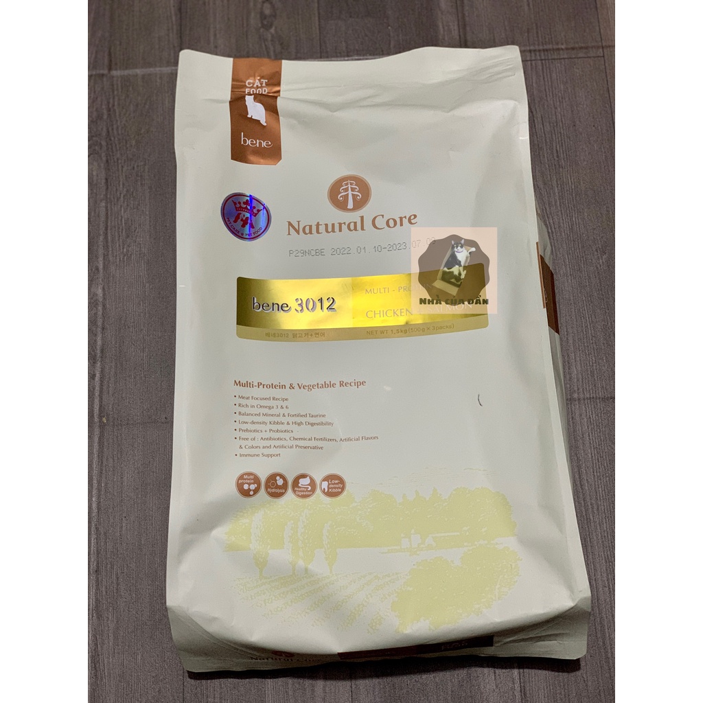 Hạt Natural Core C3 cho mèo lớn 1.5kg