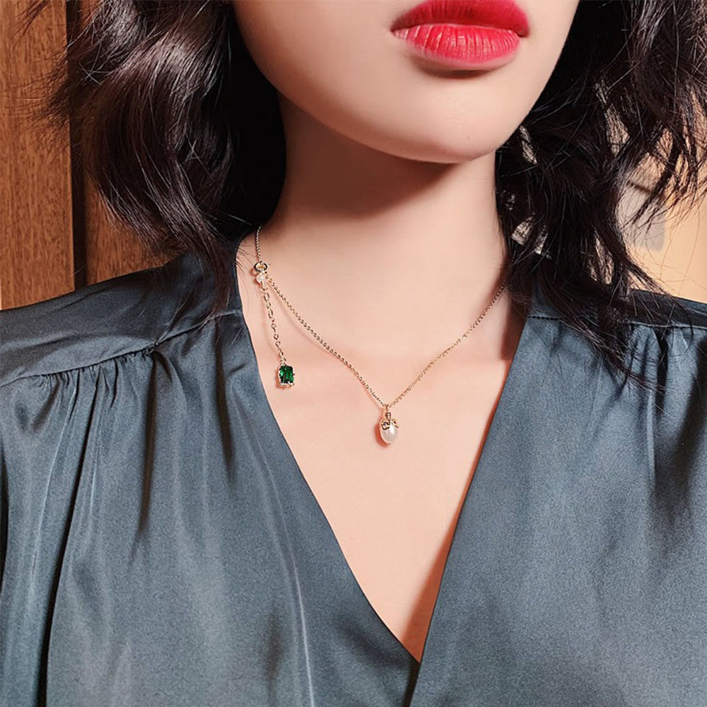 Dây Chuyền Mặt Ngọc Trai Thời Trang Cho Nữ