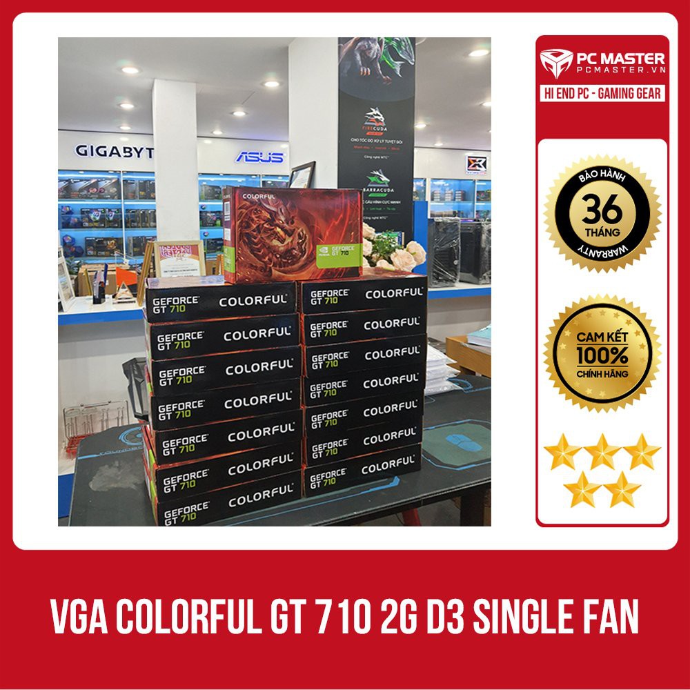 VGA Colorful GT 710 2G D3 Single Fan (GT710-2GD3-V) hàng chính hãng, giá tốt nhất Shopee | BigBuy360 - bigbuy360.vn
