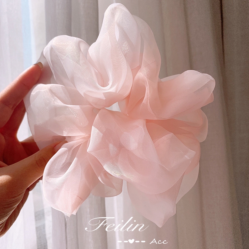 Dây Buộc Tóc Lớn Kiểu Dáng Xinh Xắn Dành Cho Nữ