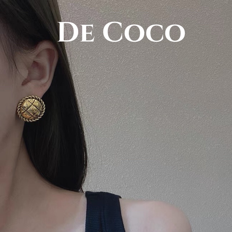 Bông tai hợp kim vintage Sunshine decoco.accessories