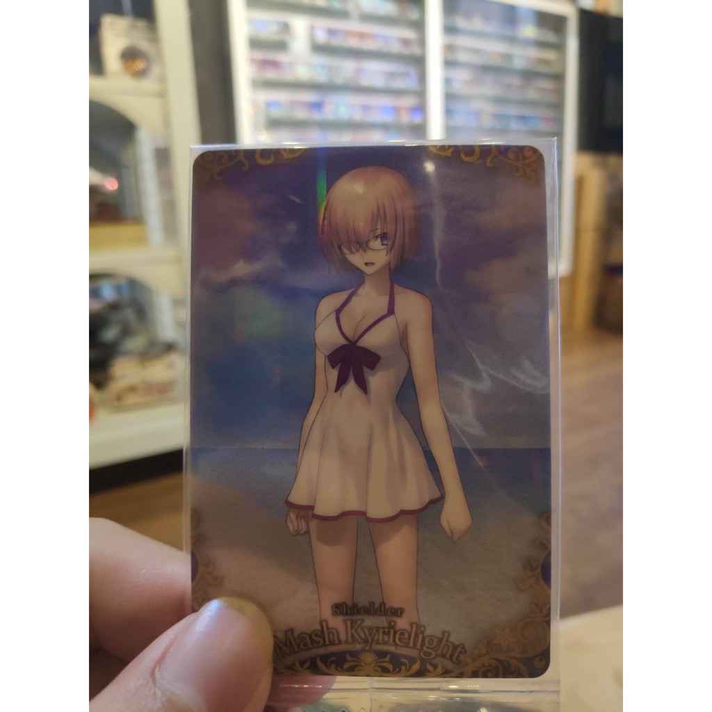 Thẻ bài sưu tầm bánh xốp Fate Grand Order FGO Mash Kyrielight SSR - Secret Rare - Tặng bọc bài nhựa bảo quản