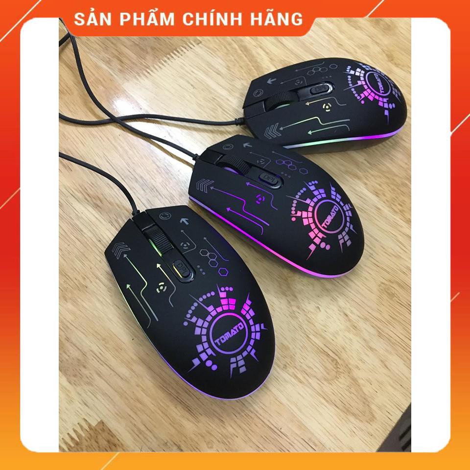 Chuột gaming Tomato S105 led giá rẻ dailyphukien