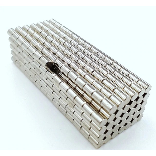 10 Viên Nam châm trắng 3x4mm, loại nam châm viên đất hiếm lực hút mạnh