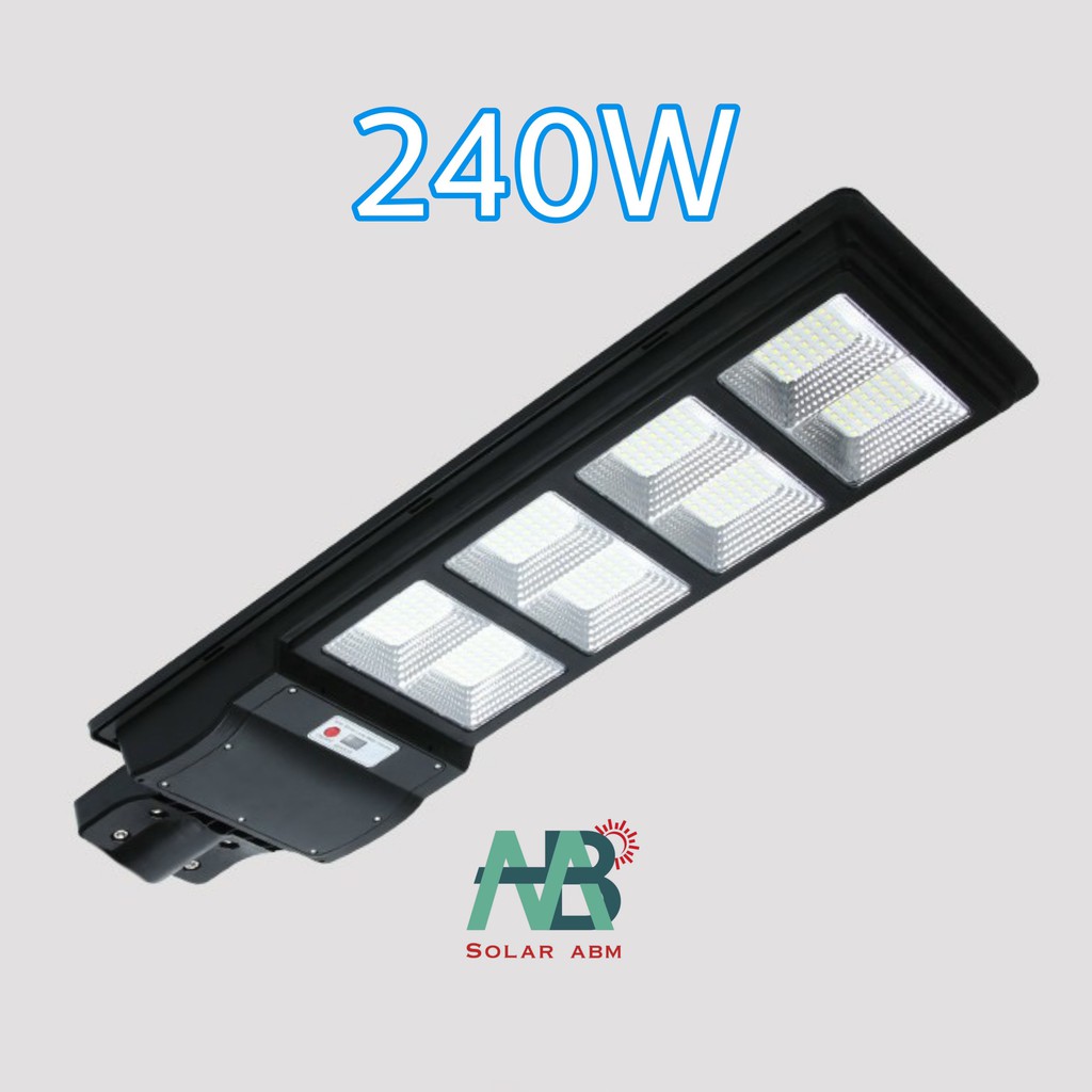 240W Đèn Đường Tấm Pin Liền Thể Năng Lượng Mặt Trời , Cảm Biến Chuyển Động , IP67 Chống Nước mã ABM-HY21240A ABM Solar
