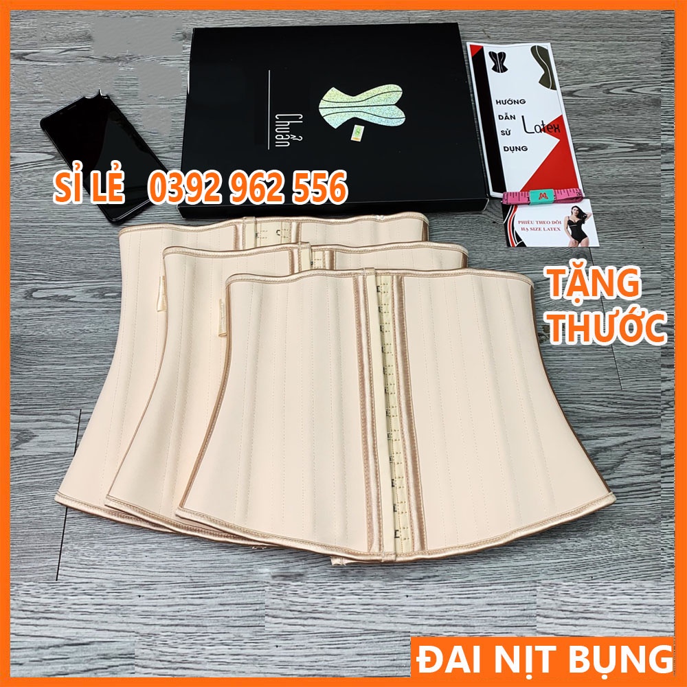 Đai Nịt Bụng Latex 25 Xương Co Giãn, Gen Nịt Bụng Sau Sinh Định Hình Eo Thon Đủ Size , đai laex