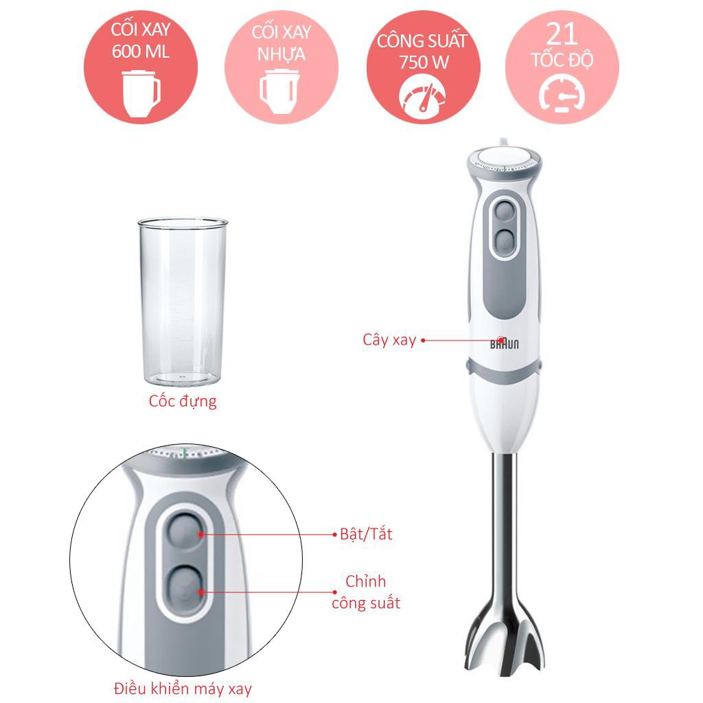 Linh kiện - Động cơ mô tơ máy xay cầm tay braun MQ5000, MQ5035, MQ5045