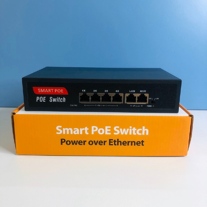 Bộ Chia Mạng Smart PoE Switch (4 & 8 Port PoE ) + 2 Ports Uplink